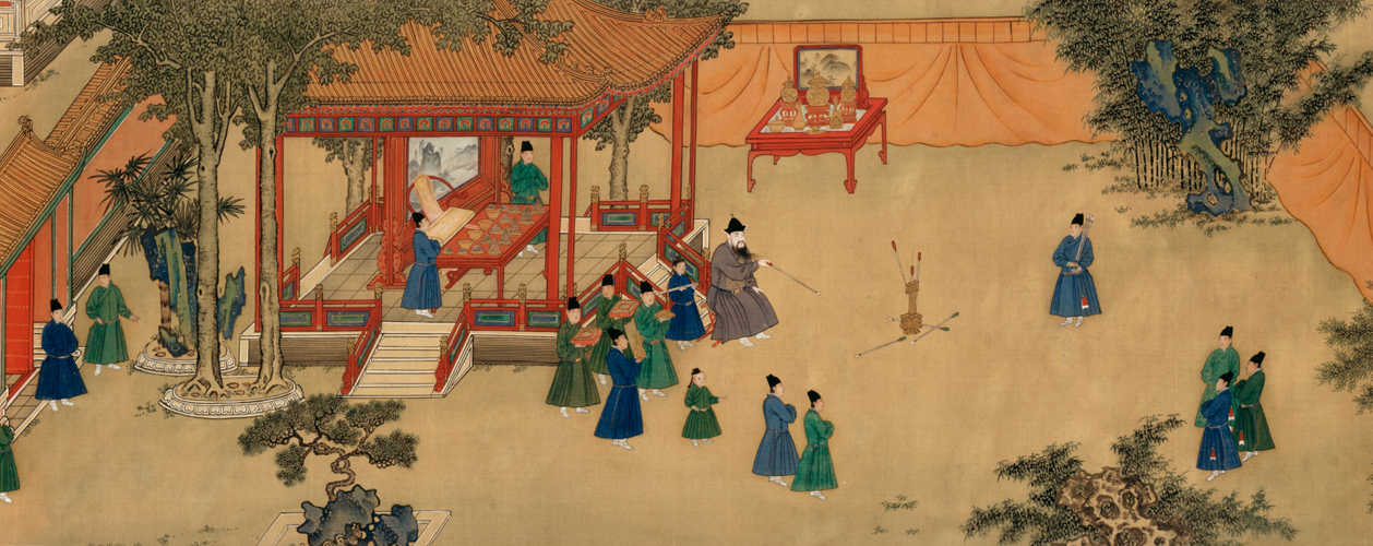 图片[1]-Picture scroll of Zhu Zhanji’s music in the Ming Dynasty-China Archive